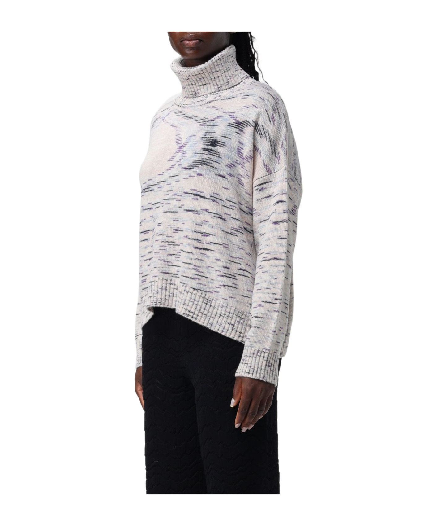 Missoni Turtleneck Sweater In Black