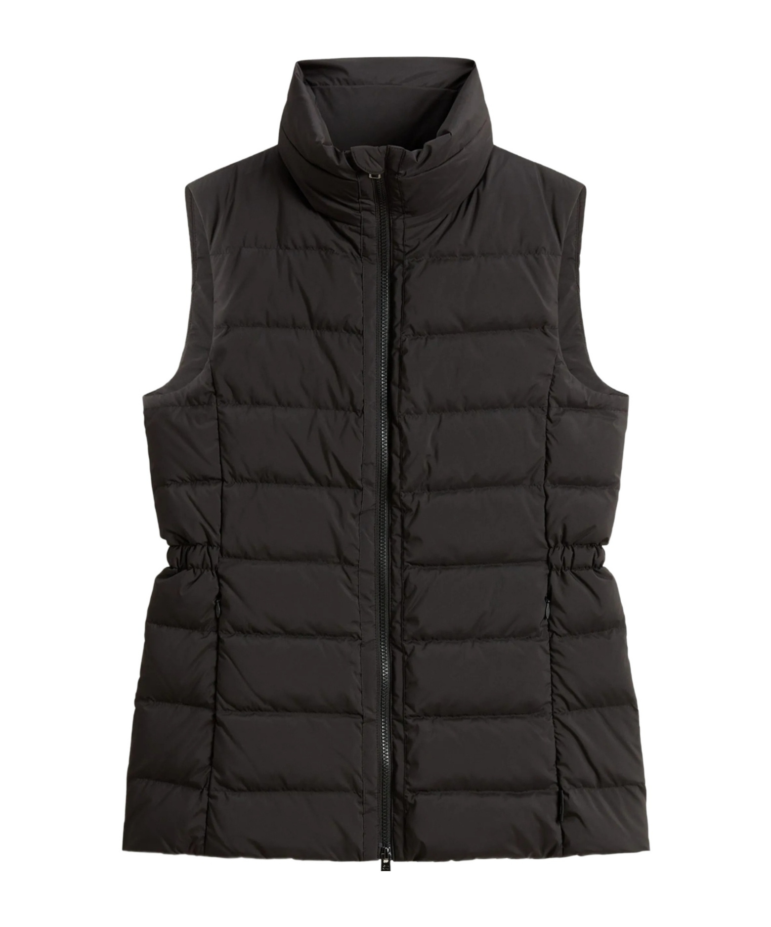 Woolrich Shirley Quilted High-neck Gilet In Black