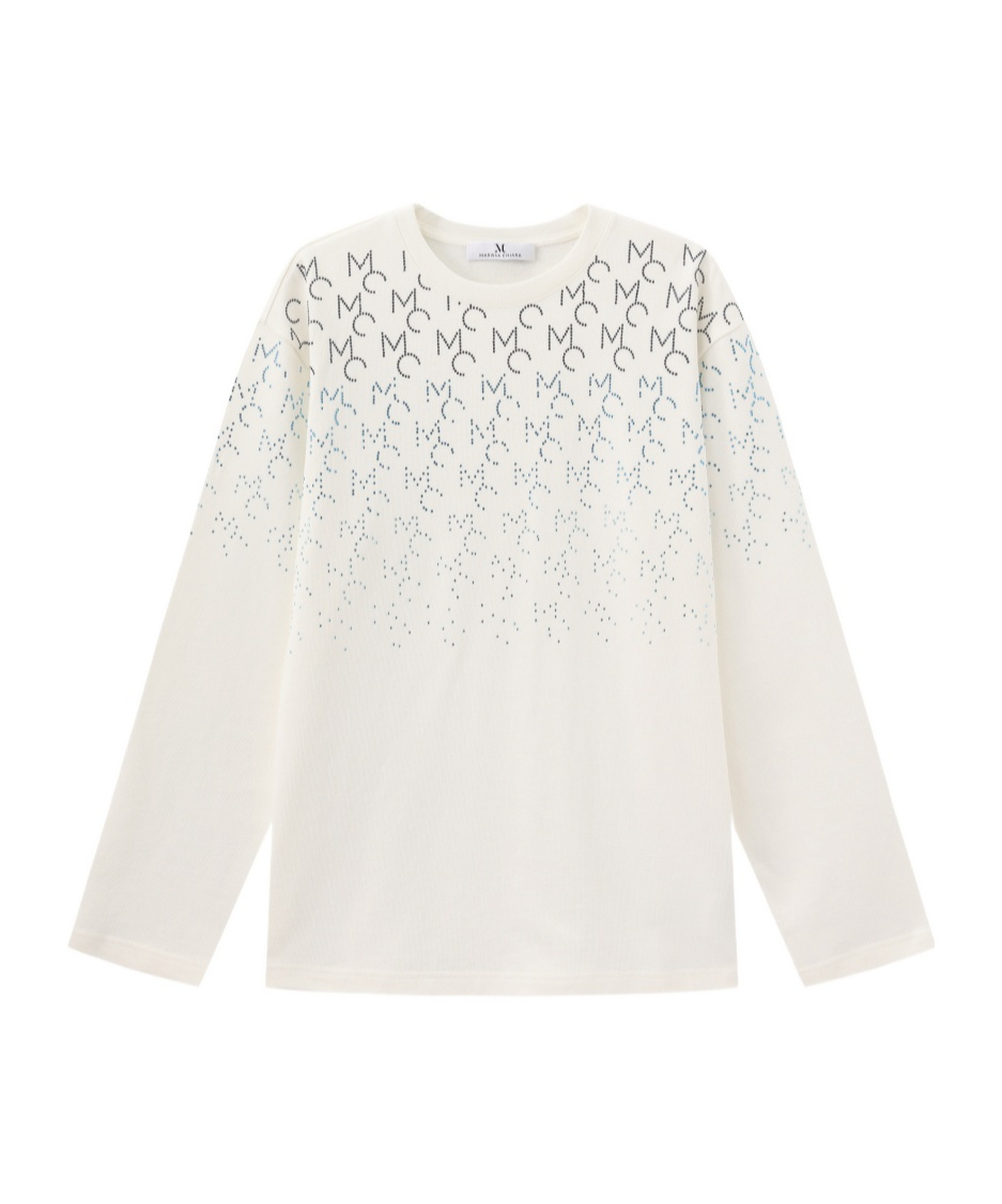 Marissa Chiara Long-sleeved T-shirt In White