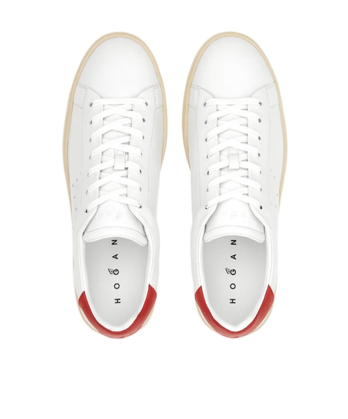 Hogan Laced Sneakers In White