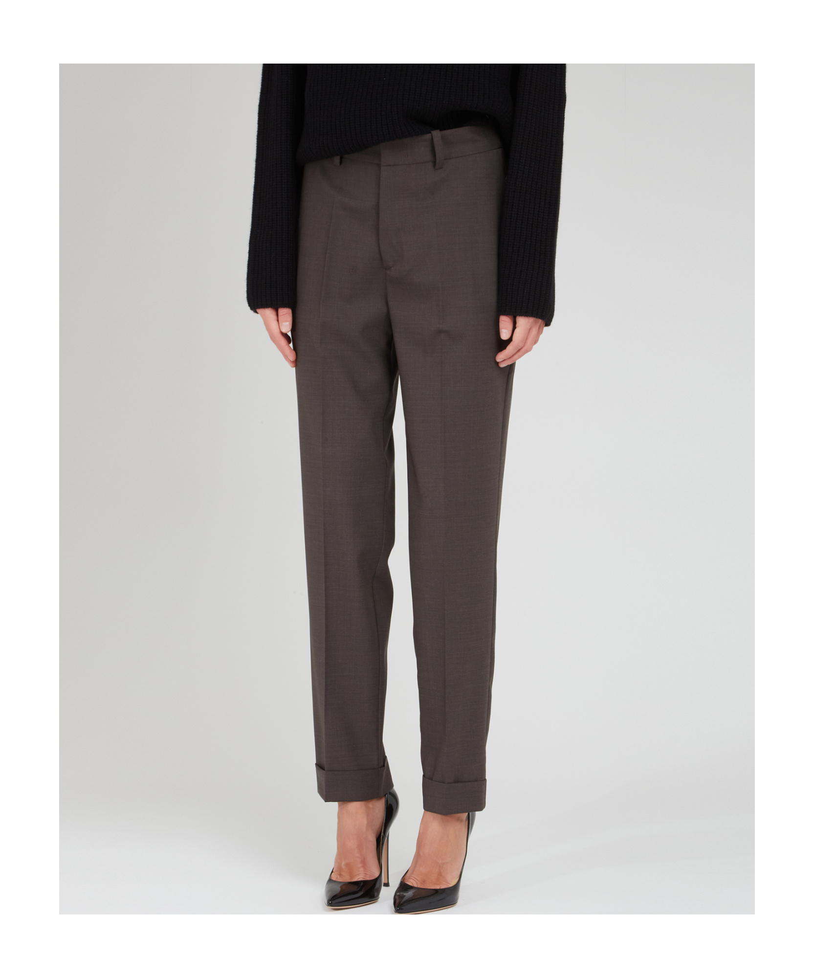 P.A.R.O.S.H BELT-LOOP CASUAL PANTS