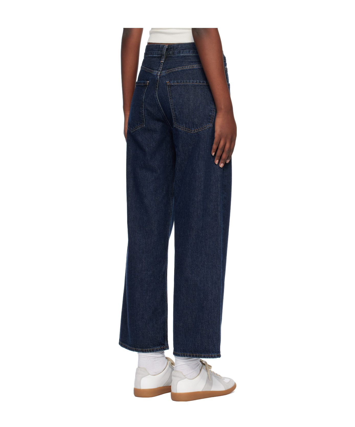 Agolde High Waist Denim Trousers