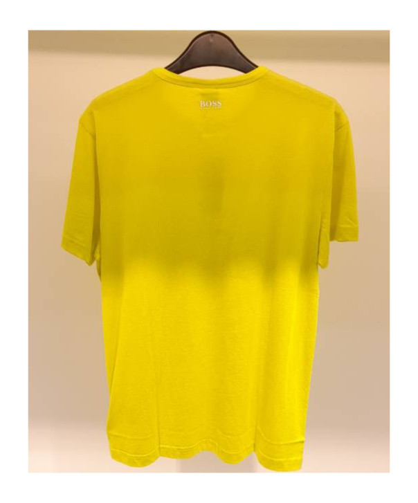 Hugo Boss Logo Round-neck T-shirt In Yellow
