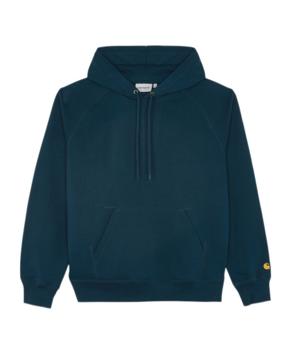 Carhartt Wip Chase Drawstring Hoodie In Blue