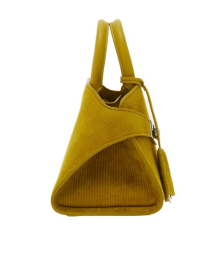 Ferragamo Hug Handbag (xs) In Yellow