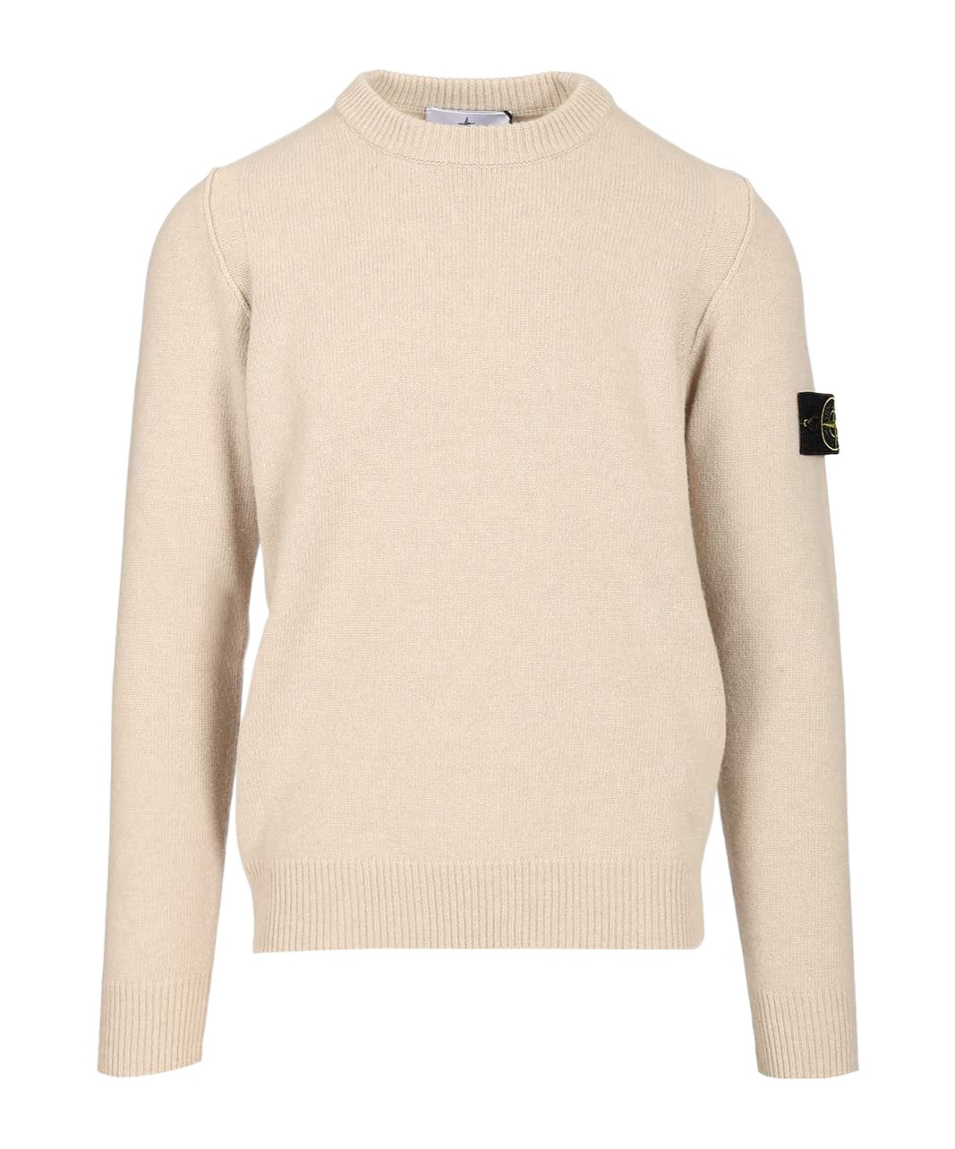Stone Island Lightweight Geelong Wool Sweater In Neutral