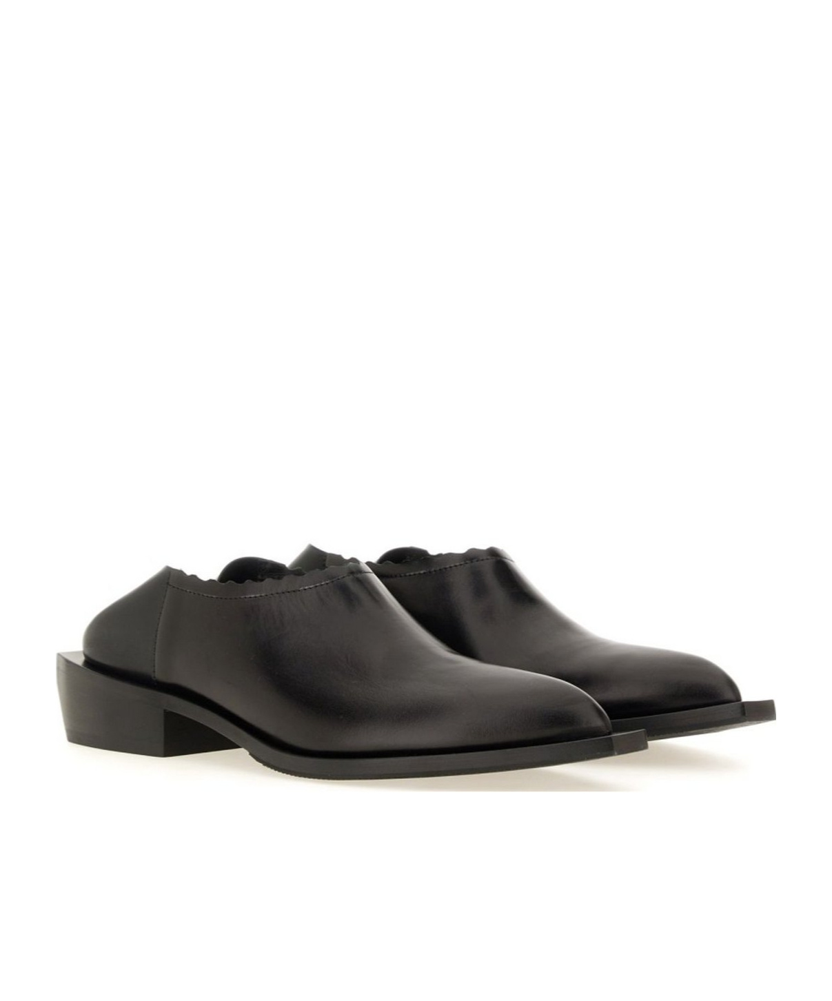 Moschino Couture Shootie Cuban Heel In Black