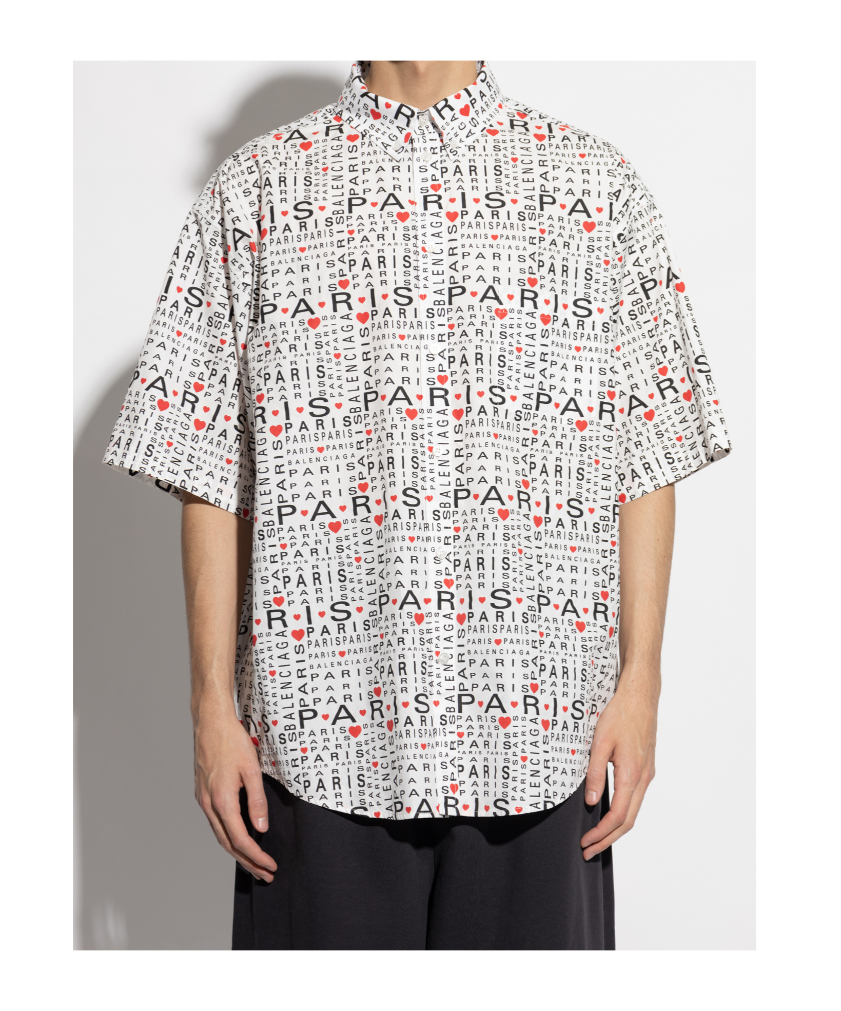 Balenciaga Shirt With Pockets In White