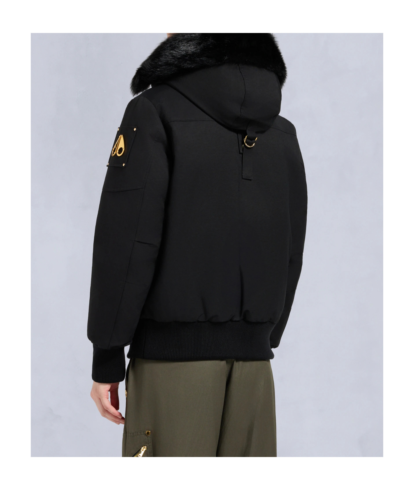 Moose Knuckles Sainte Flavie Down Jacket In Black