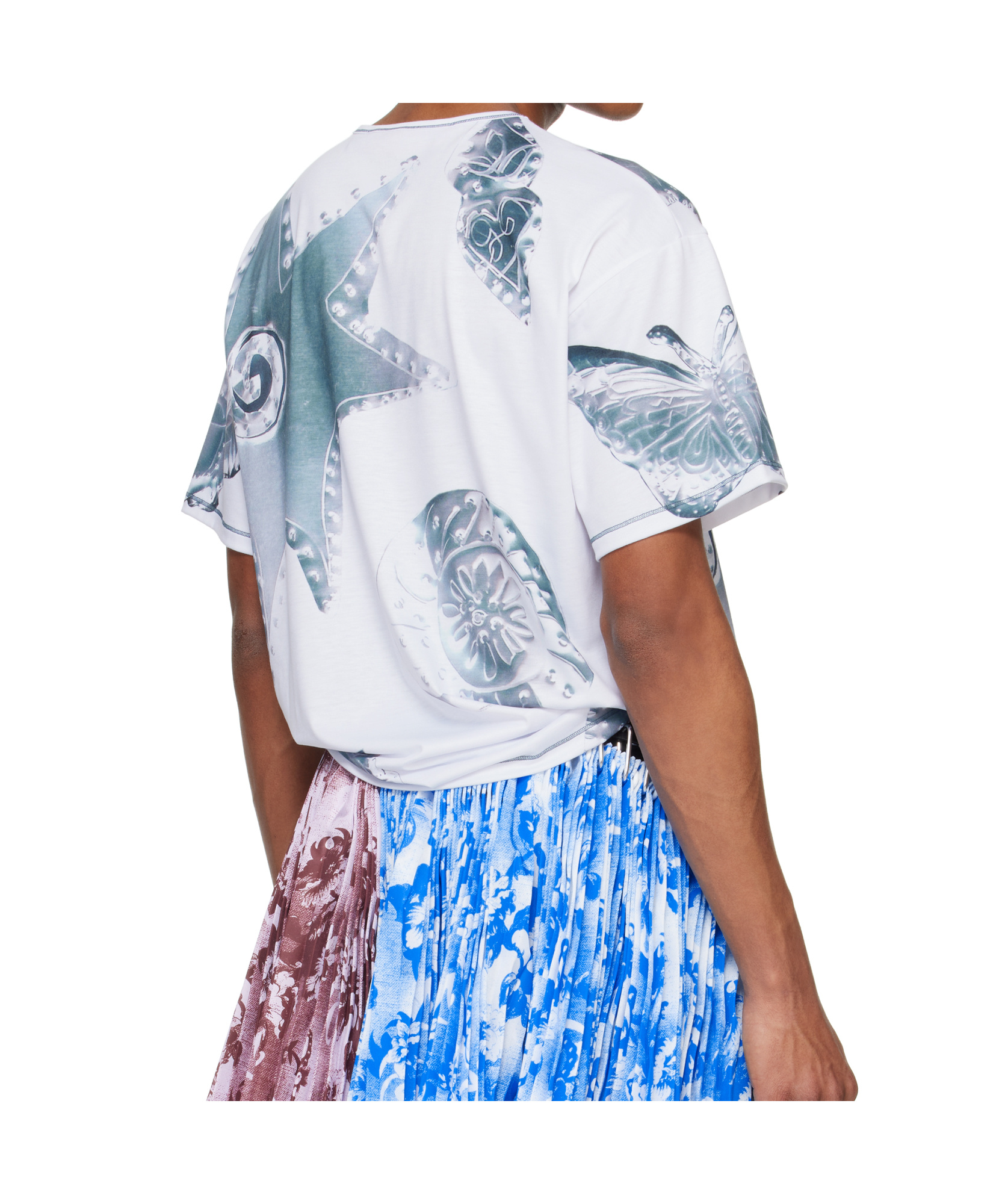 Chopova Lowena Zoom Spur Oversized Short Sleeve T-shirt In Multicolor