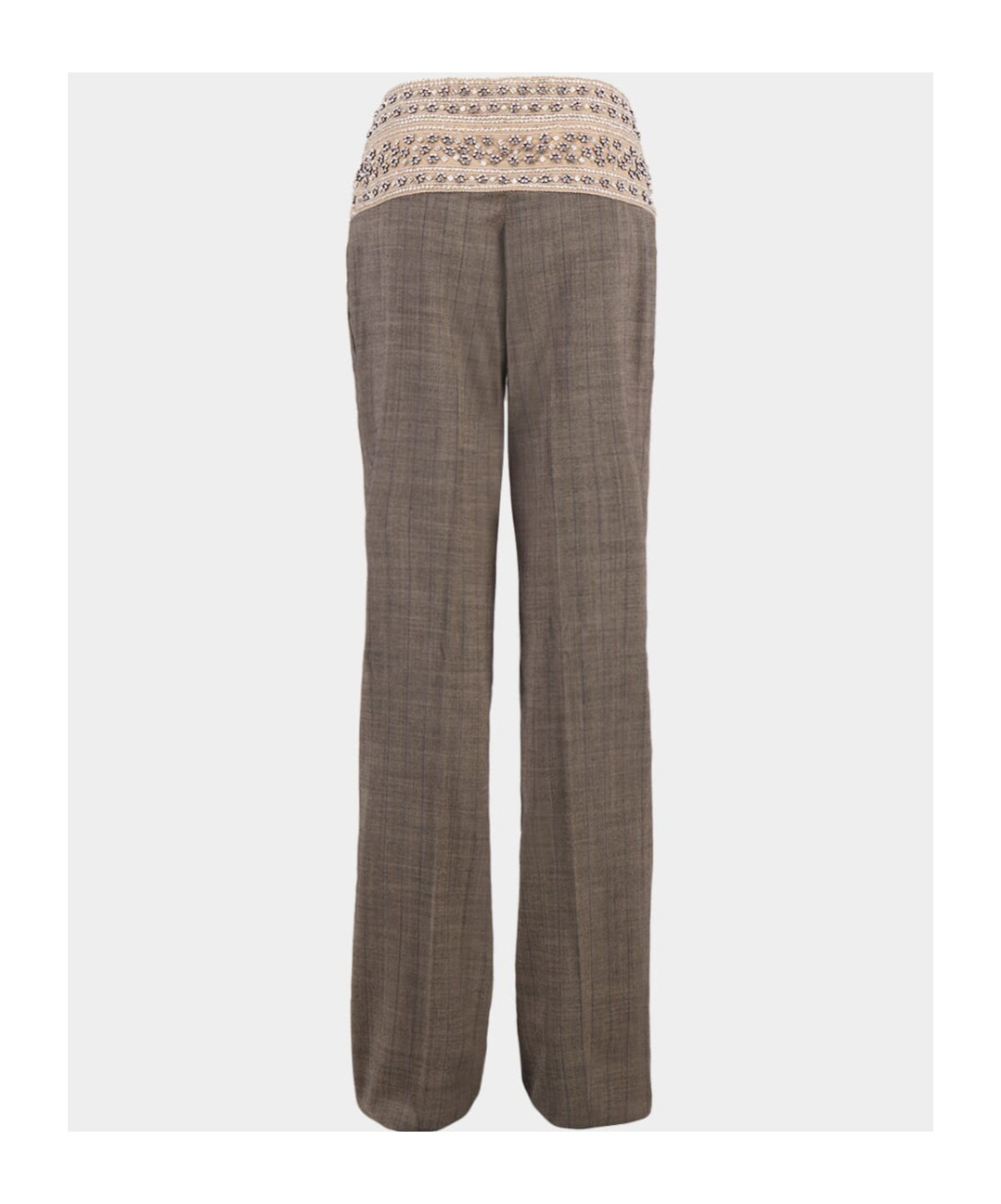 Stella Mccartney Patterned Casual Pants In Green