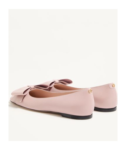 Valentino Garavani Bowow Kidskin Ballerina Woman Water Rose 41