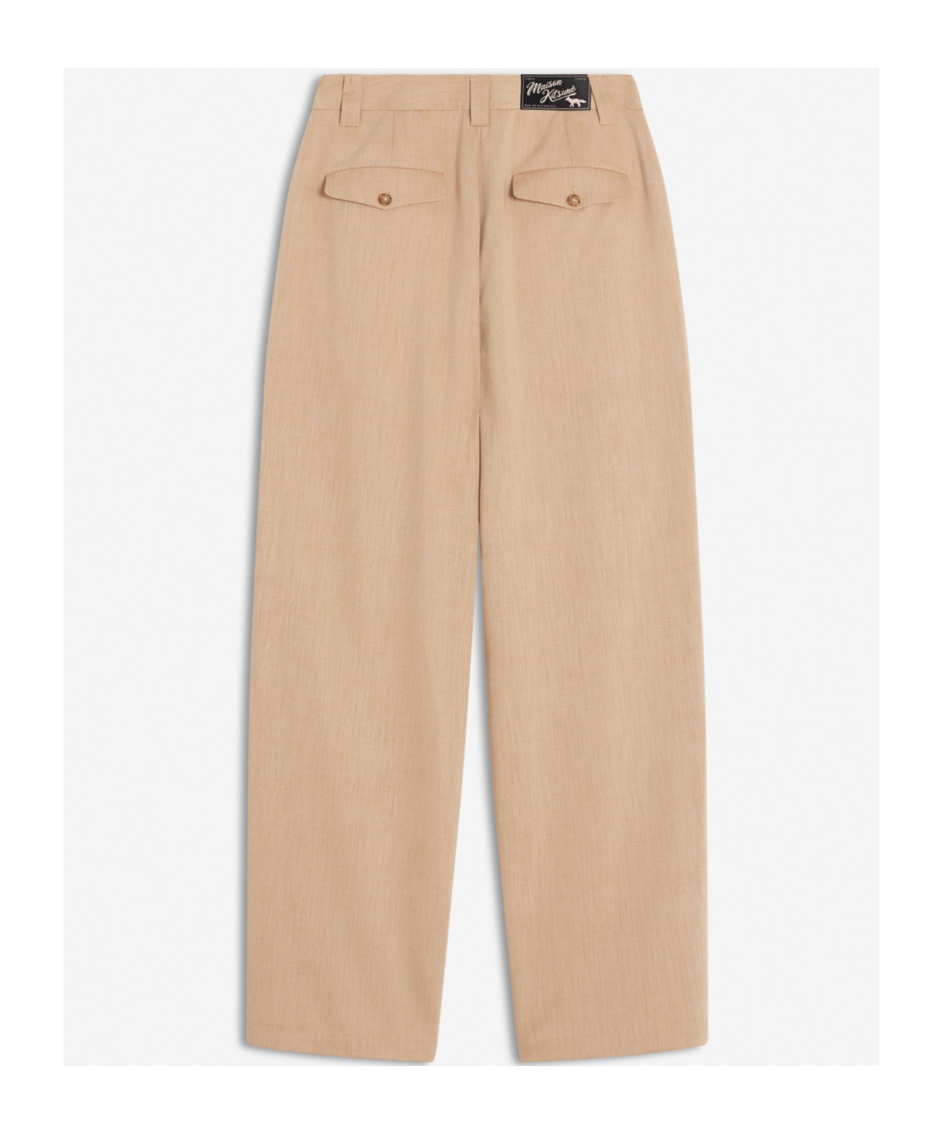 MAISON KITSUNÉ CASUAL PLEATED PANTS