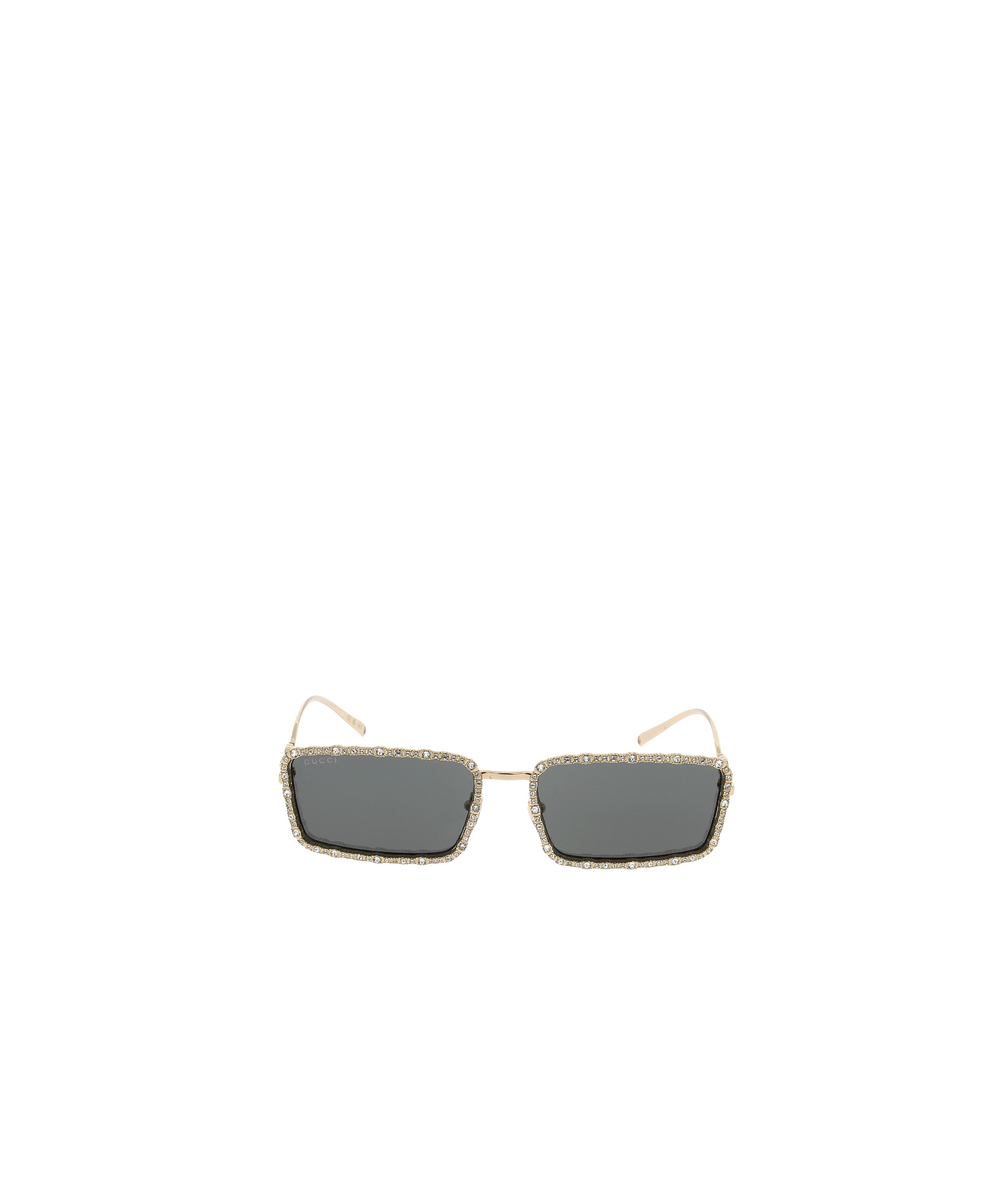 Gucci Rectangle-frame Sunglasses In Gray