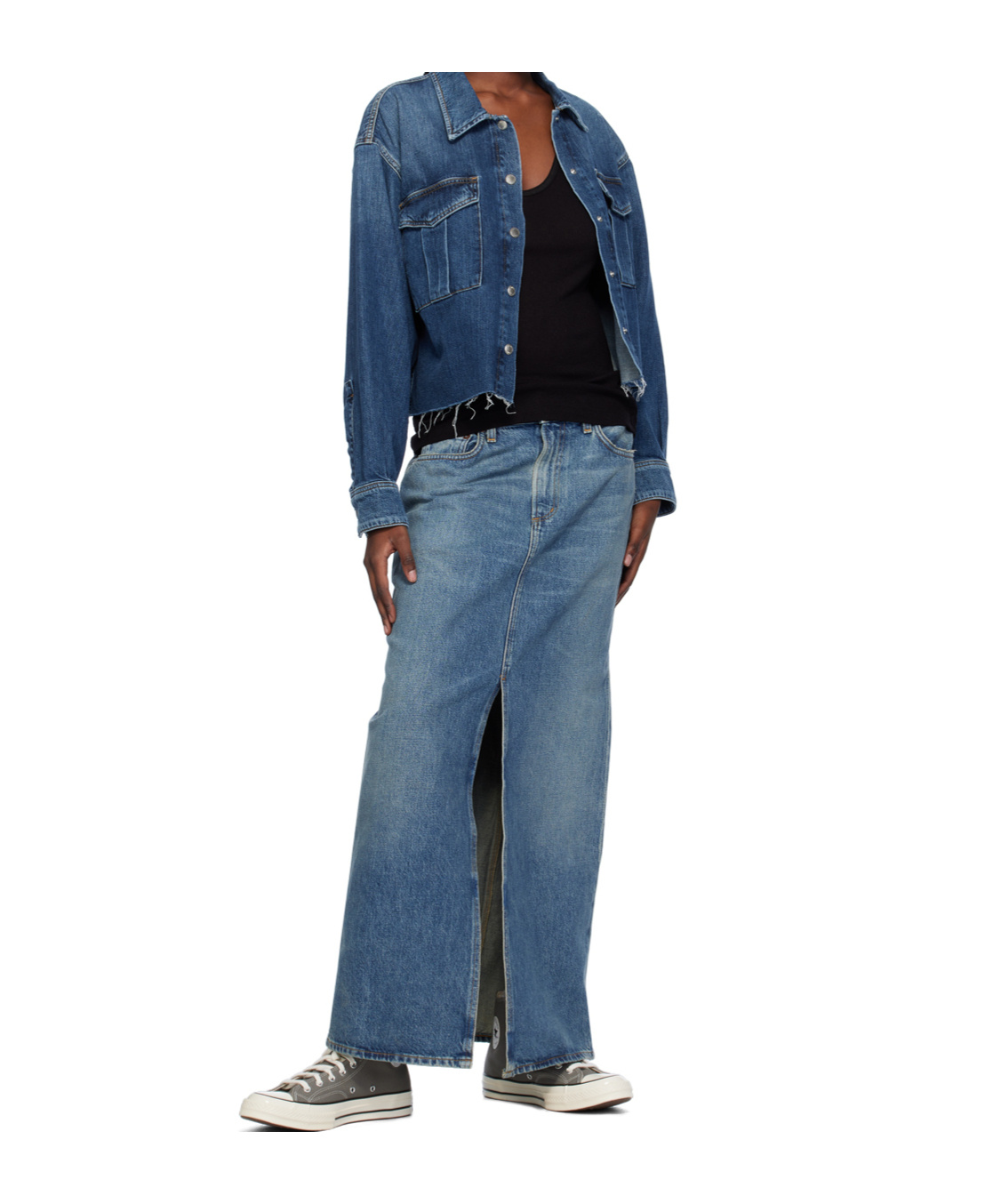 Agolde Nyx Cotton Denim Shirt