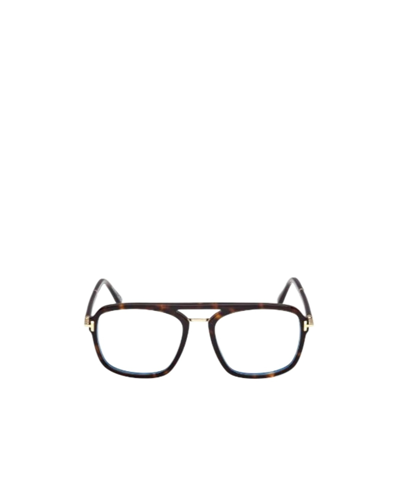 Tom Ford Geometric Frame Plain Mirror In Brown