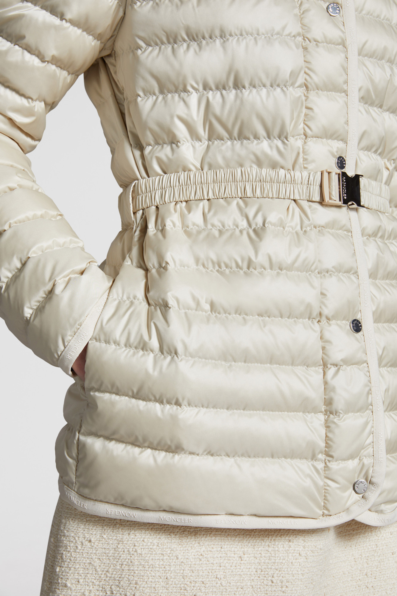 MONCLER OREDON HOODED MID-LENGTH DOWN JACKET