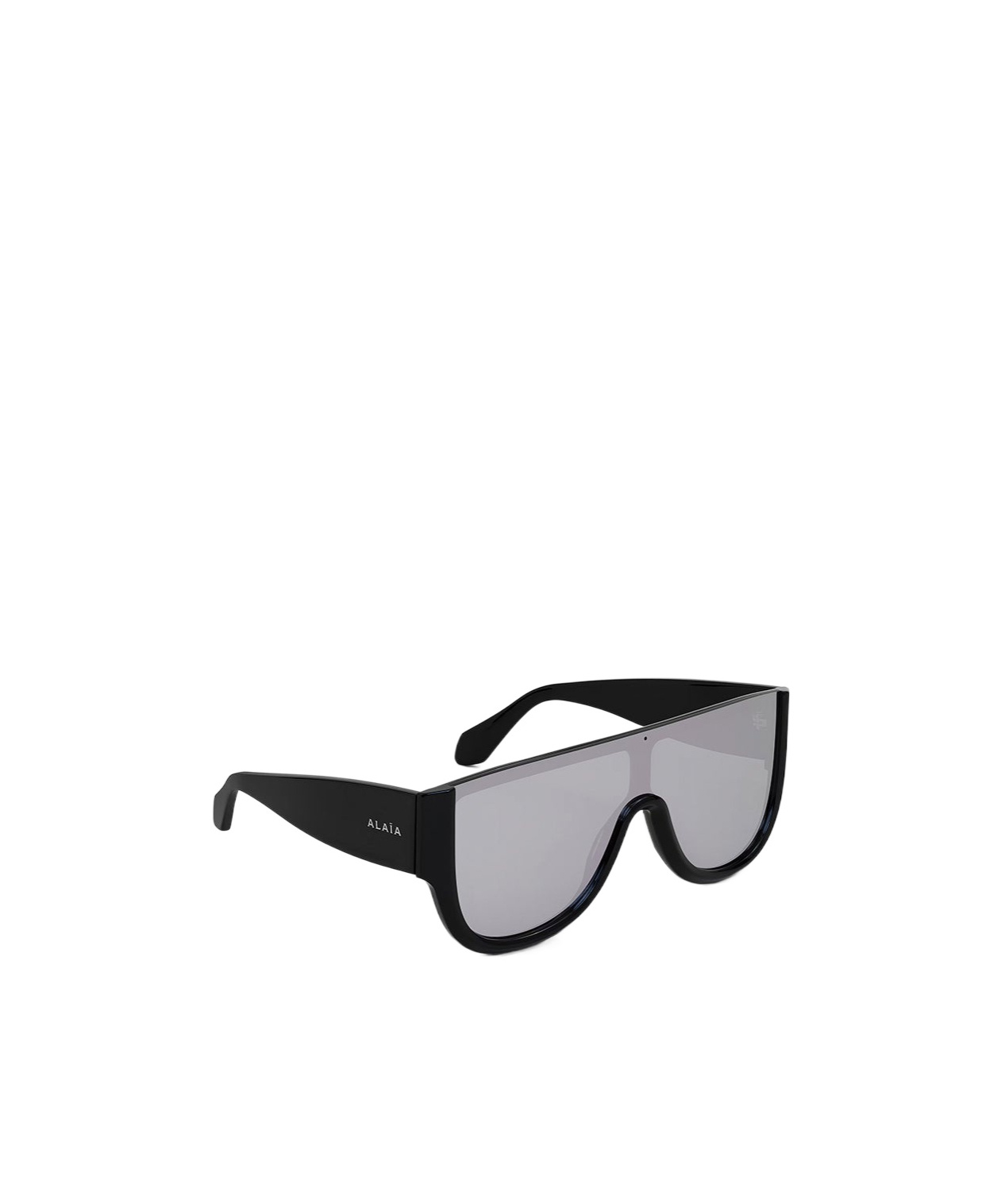 Alaïa Oversized Square Frame Sunglasses Thick Temples In Gray