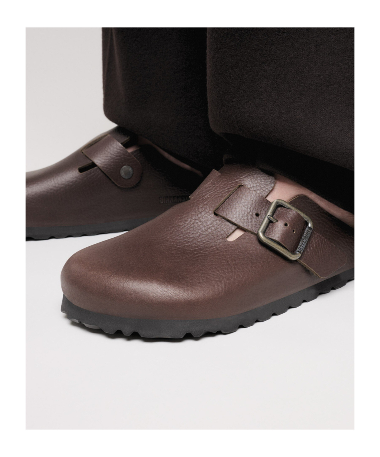 Birkenstock Boston Oiled-leather Clogs In Habana Oiled Leather