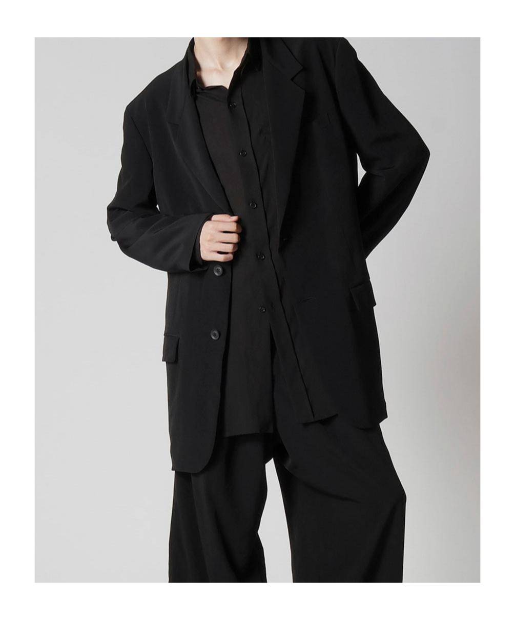 Shop Yohji Yamamoto Single Breasted Blazer In Black
