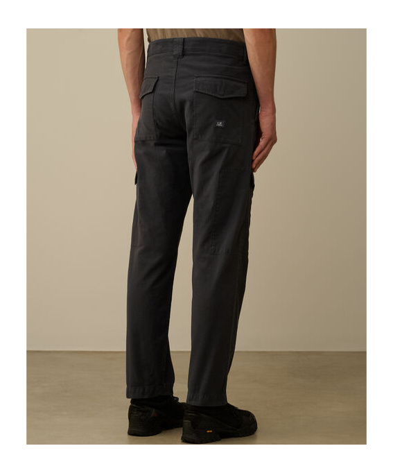 C.p. Company Black Micro Reps Cargo Pants In Black