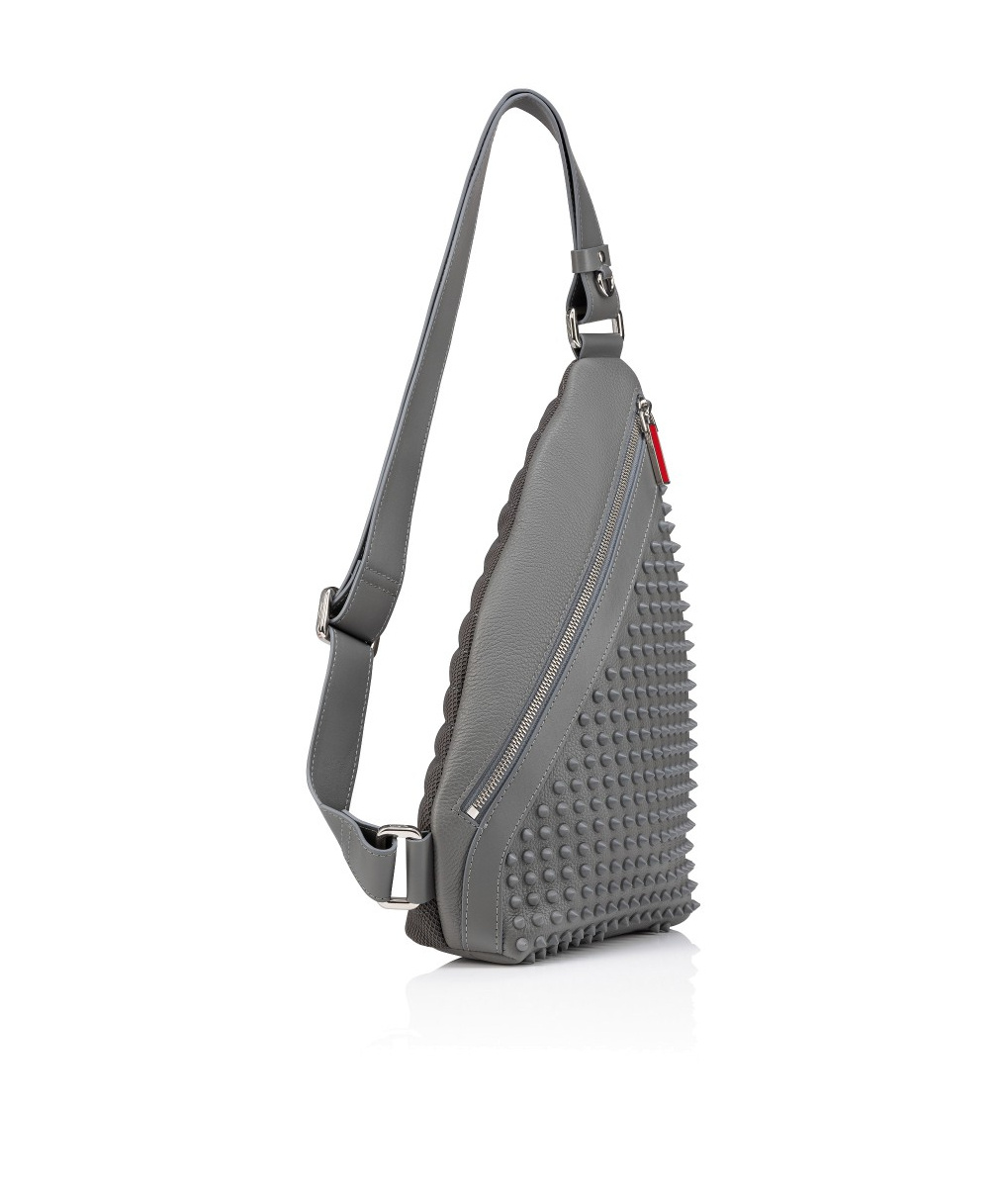 Christian Louboutin Funky Cross-body Chest Bag In Gray