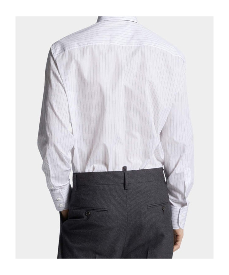 Dsquared2 Relax Dan Spread Collar Shirt In Multi