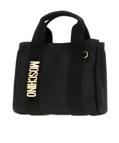 Moschino Chic Shoulder Bag With Versatile Carry Options In Black