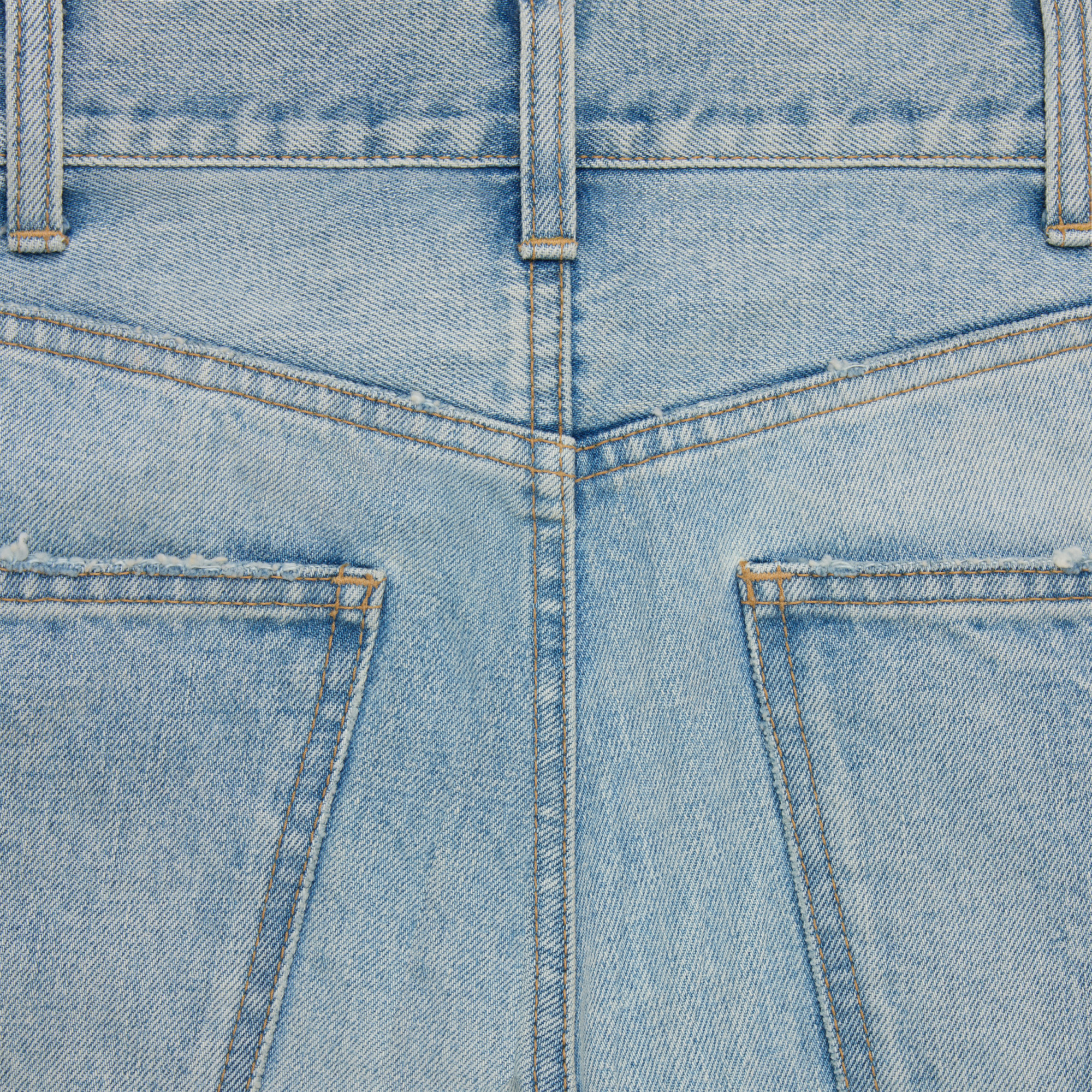 Celine Belt-loop Jeans In Blue
