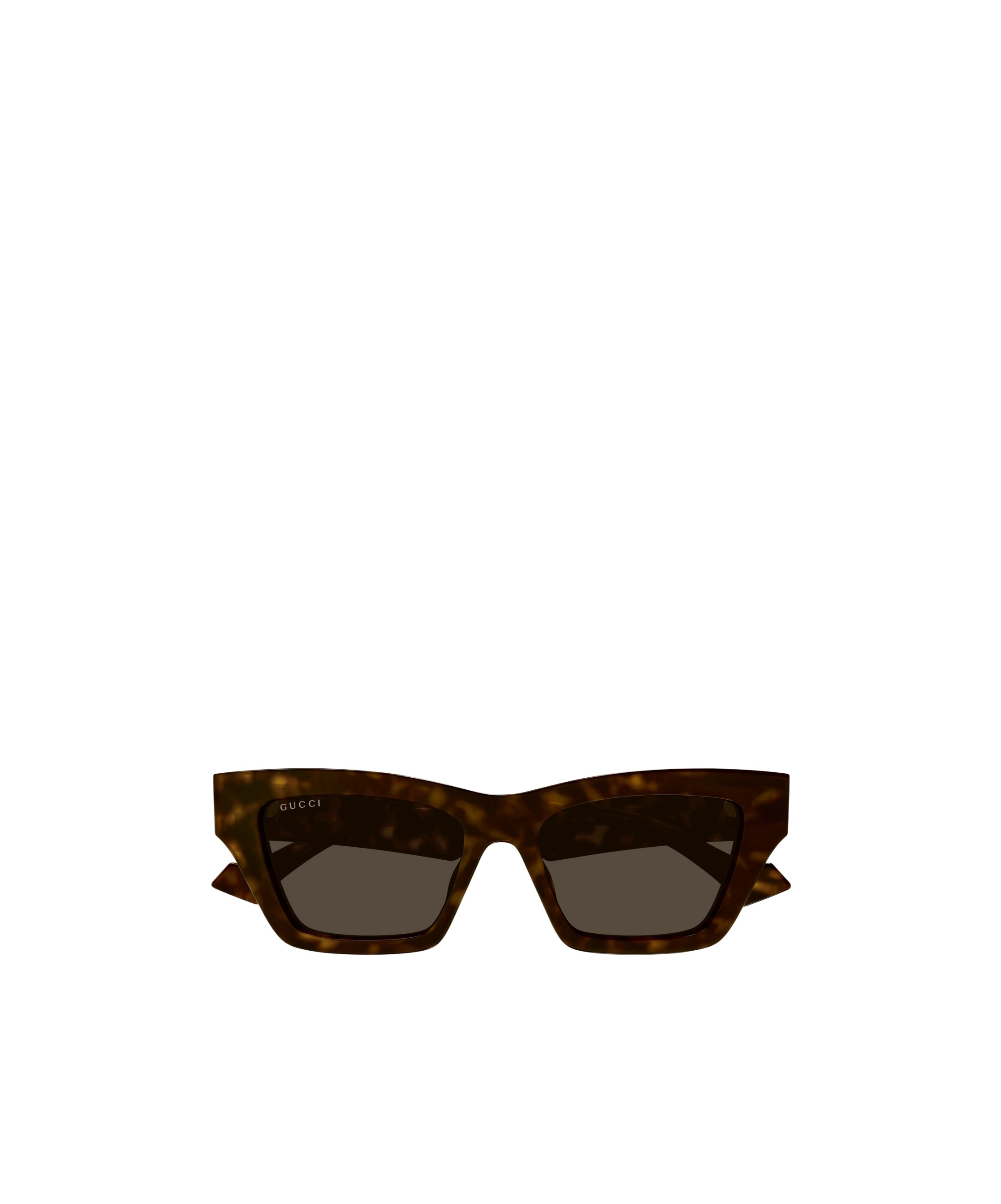 Gucci Eyewear Cat Eye Frame Sunglasses In Brown