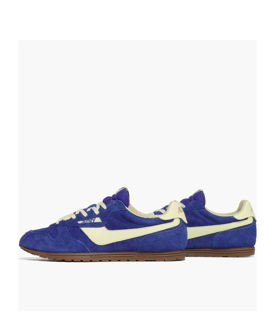 Autry Lace Up Sneakers In Blue