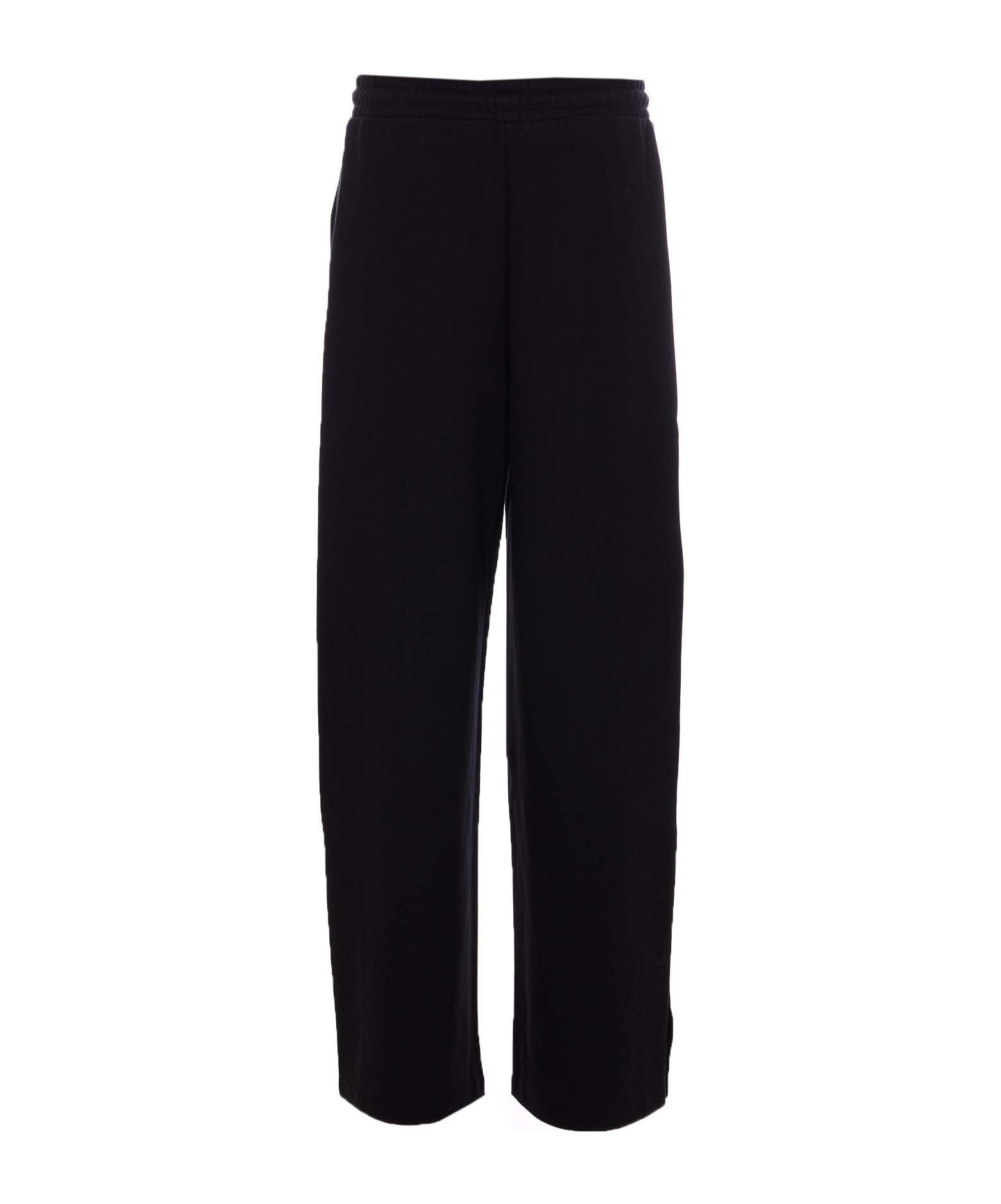 Patrizia Pepe Embossed Tie-dye Track Pants In Black