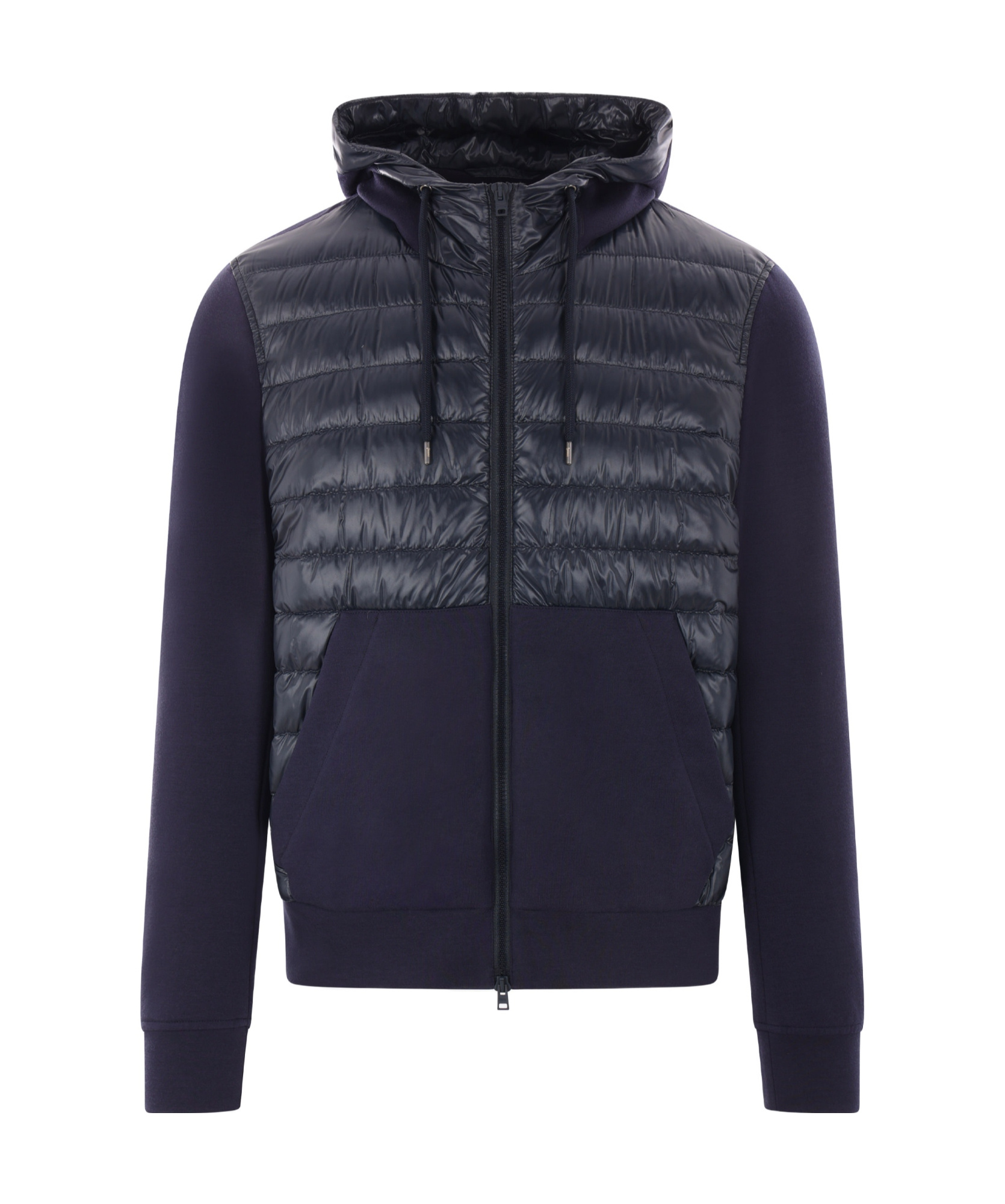 Herno Padded Jackets With Hood And Pockets In Black