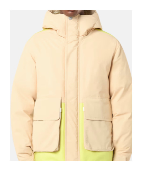 STONE ISLAND STONE ISLAND LOGO-PRINTED DOWN JACKET