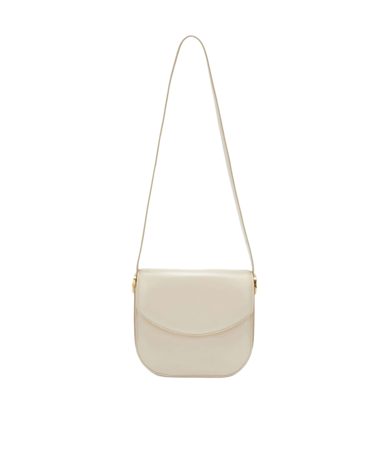 Jil Sander Medium Coin Foldover Crossbody Bag In Brown