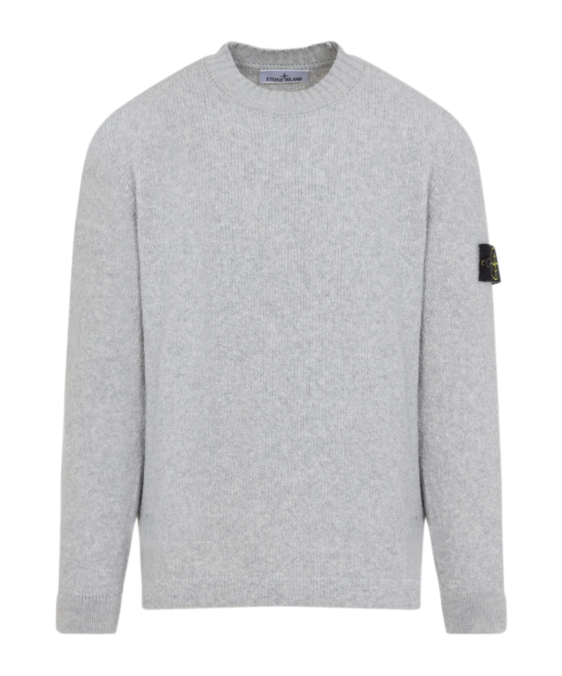 Stone Island 5100056 Lambswool Sweater In Gray