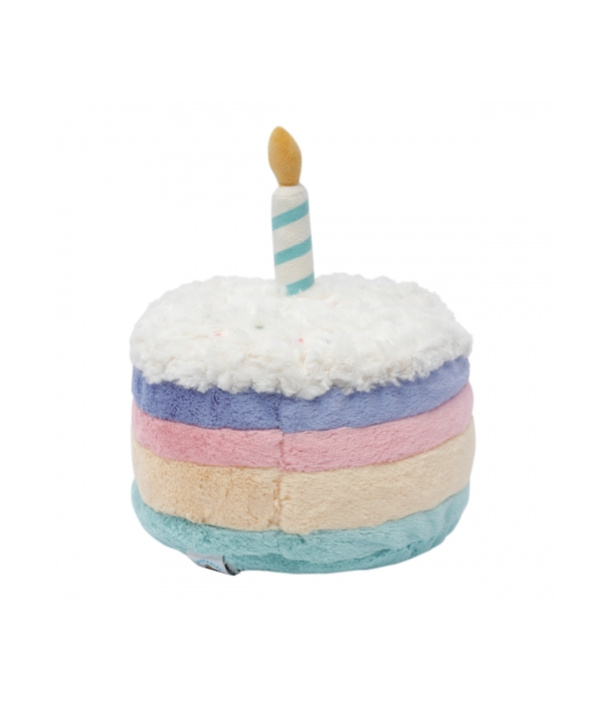 Jellycat Amuseables Rainbow Birthday Cake Doll In Multi