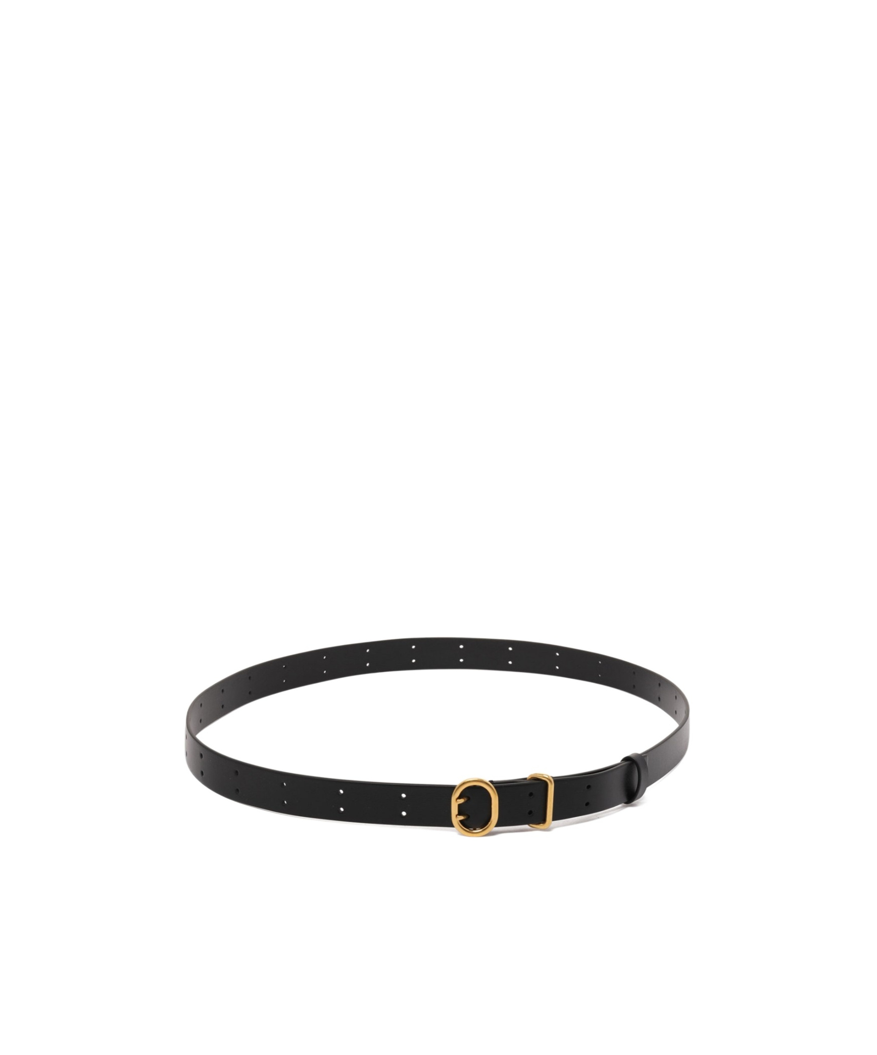 Jil Sander Leather Belt In Black