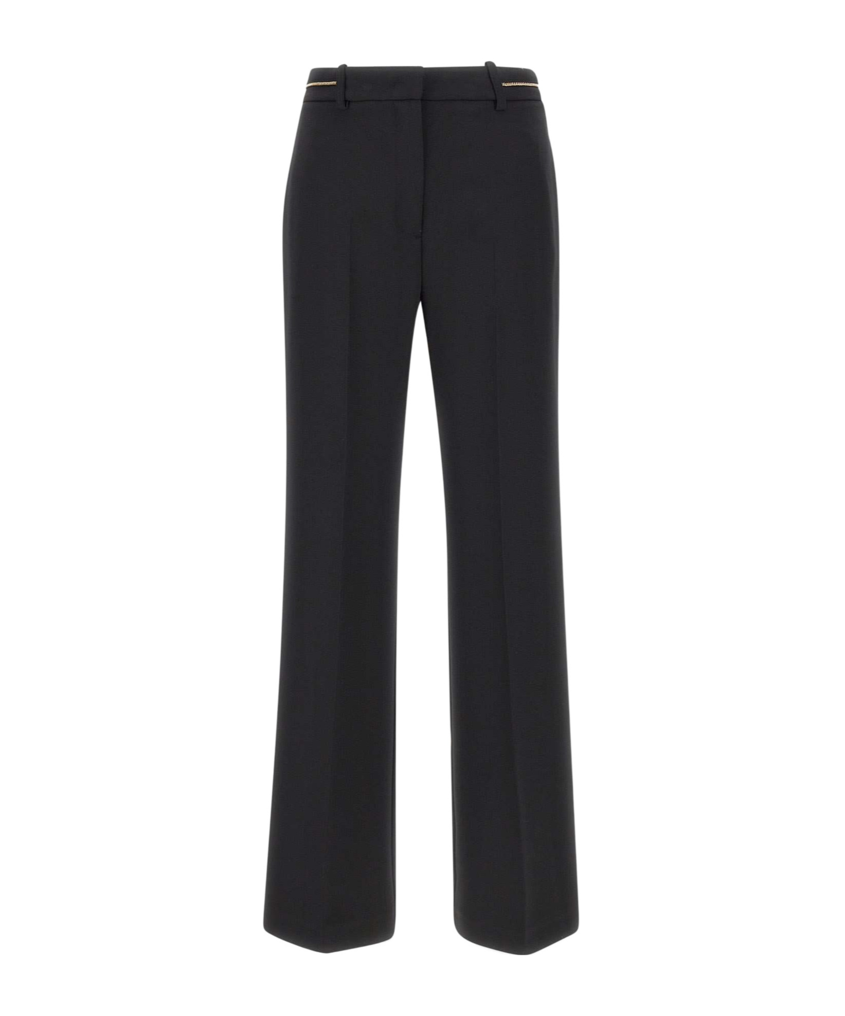 Kaos Chain-trimmed Trousers In Black