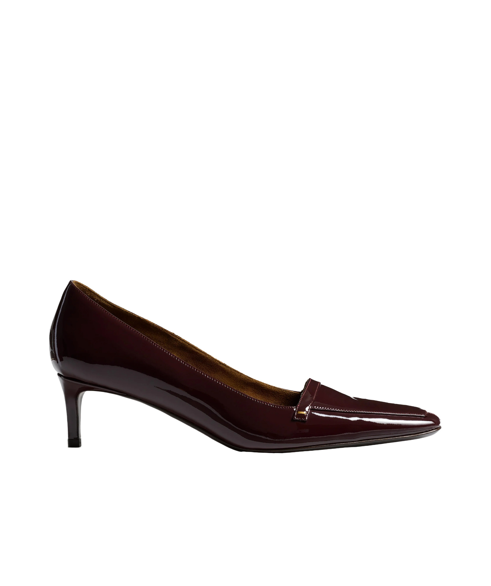 Khaite Bordeaux Calf Leather Heeled Shoes