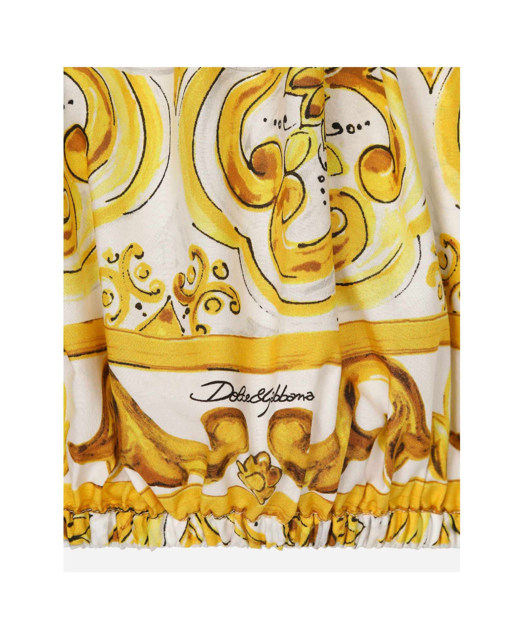 Dolce & Gabbana Poplin Blouse In Multicolor