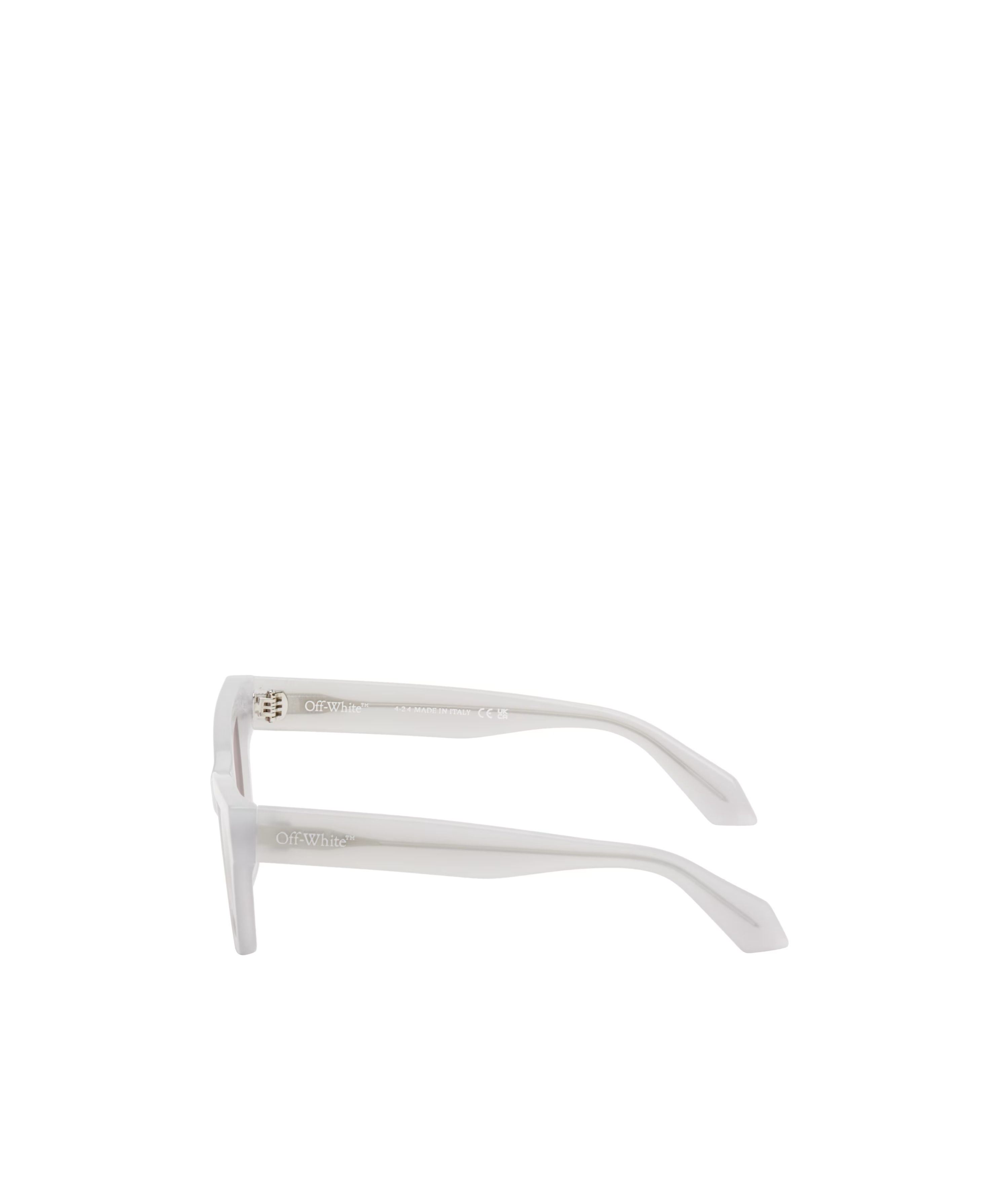 Off-white Full Frame Sunglasses In Nude
