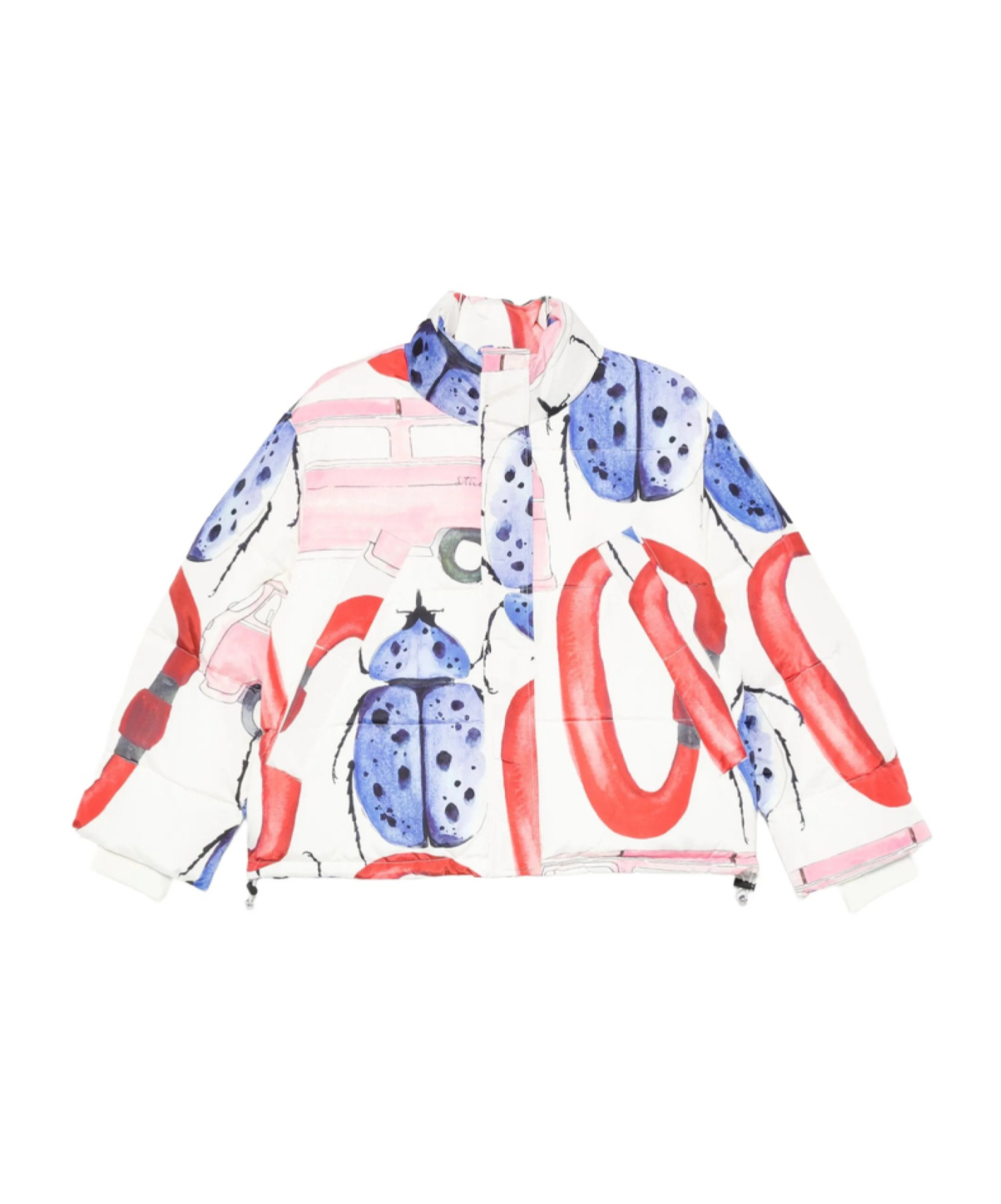 Stine Goya Patterned Printed Cotton Jacket In Multi