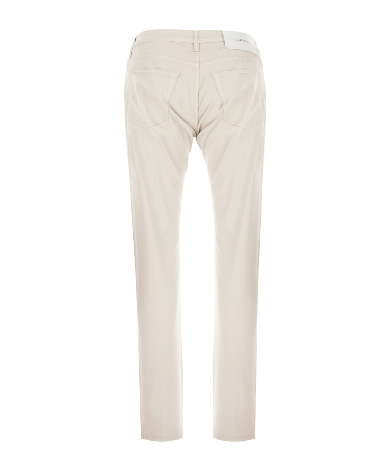 Jacob Cohen Stretch Cotton Blend Pants With Belt Loops