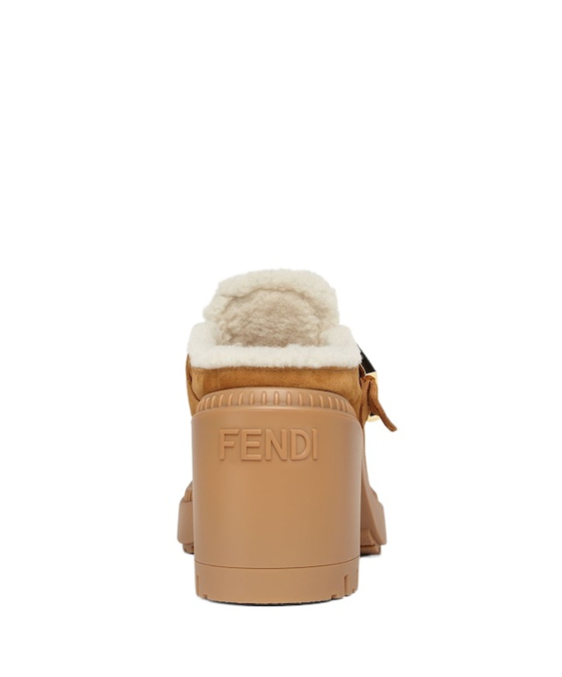 Fendi Feel High-heeled Sandals In Nude