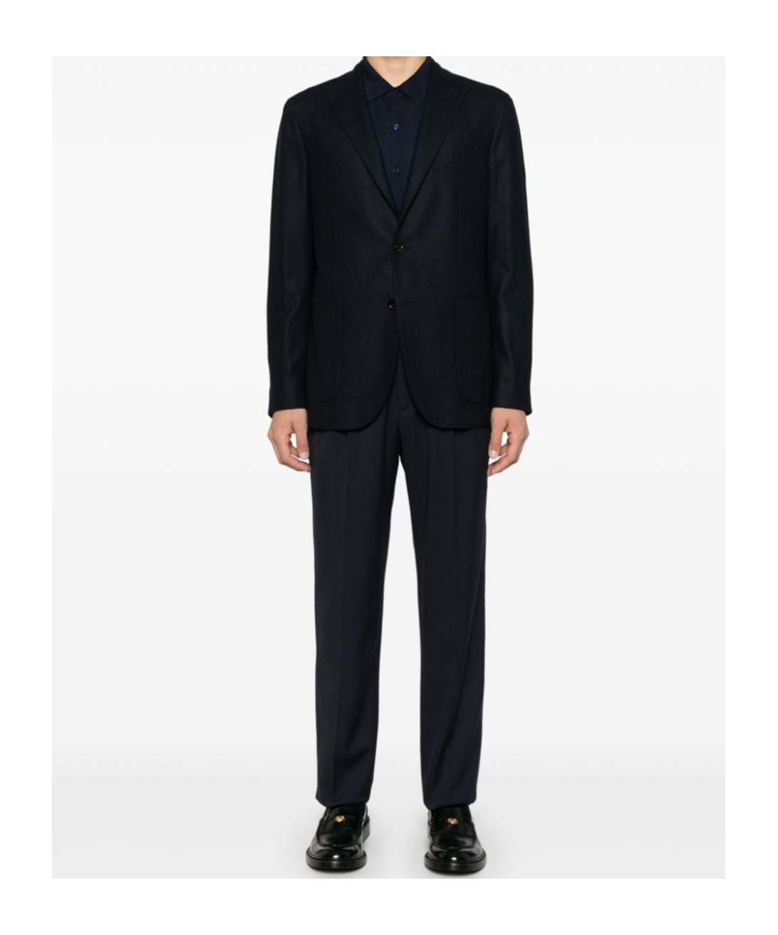 Boglioli Single-breasted Wool Blazer In Black