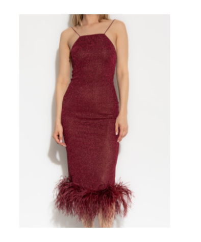 Oseree Oséree Dresses In Burgundy