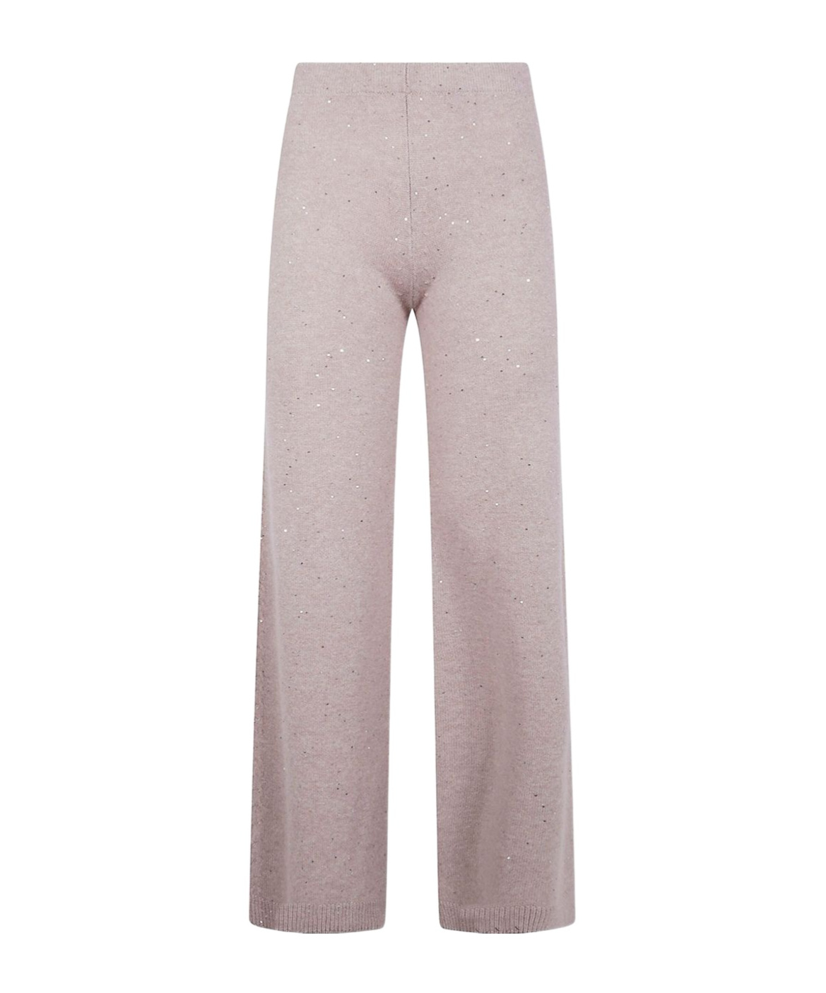 D Exterior Sequin-embellished Wool Trousers In Brown