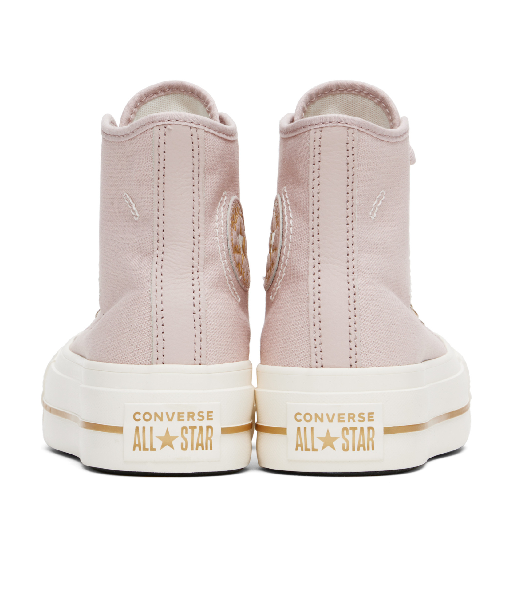 Converse Lace-up High-top Casual Shoes In White