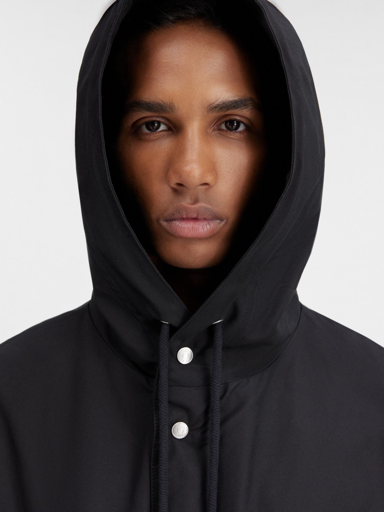 Jacquemus Black Les Classiques 'la Parka Marrone' Jacket In Black